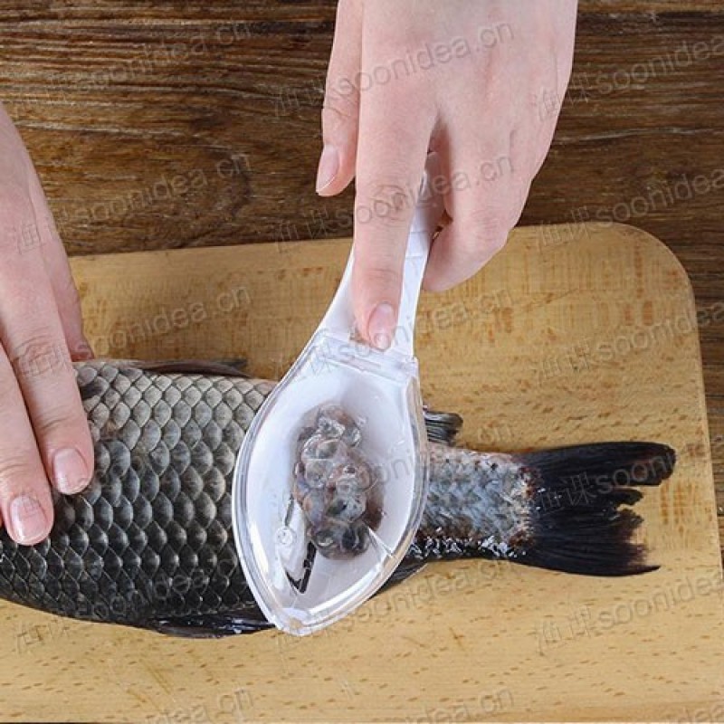 Mess-Free Fish Scale Remover 